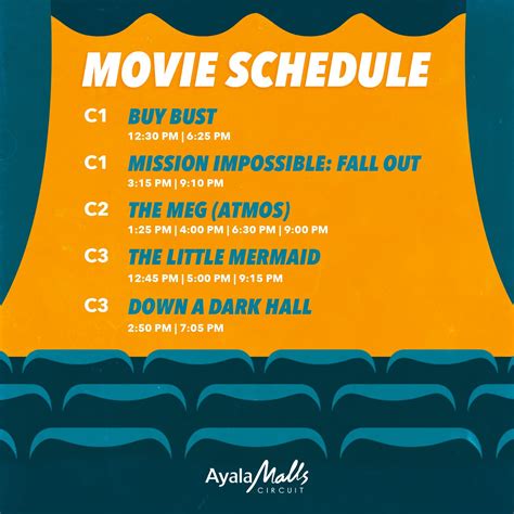 Check out today's cinema schedule .